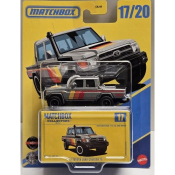 Matchbox 1:64 Matchbox Collectors - Toyota Land Cruiser 78 2017 grey